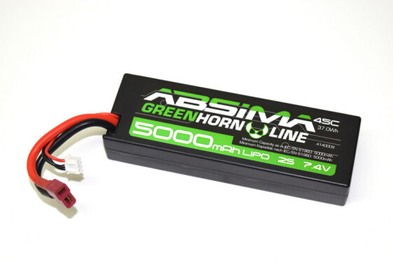 Absima 4140009, Battery, Absima, Lithium Polymer (LiPo), 5000 mAh, 7.4 V, 272 g