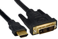 Microconnect HDMI - DVI-D (2m). Cable length: 2 m, Connector 1: HDMI, Connector 2: DVI-D