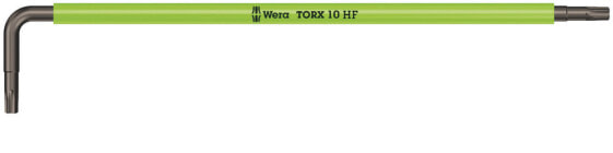 Wera 967 SXL HF, L-torx key, T10, Green, 112 mm, 19 mm, 1 pc(s)