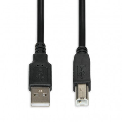 iBox IKU2D, 3 m, USB A, USB B, 2.0, Male/Male, Black