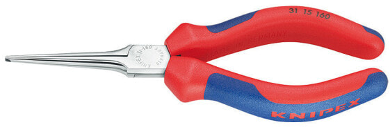 Knipex 31 15 160, Needle-nose pliers, Chromium-vanadium steel, Plastic, Blue/Red, 16 cm, 124 g