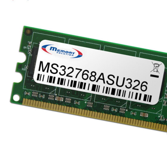 Memory Solution MS32768ASU326. Component for: PC/server, Internal memory: 32 GB