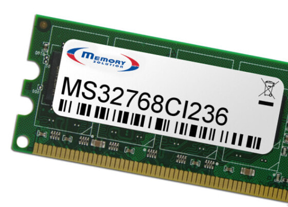 Memory Solution MS32768CI236. Component for: PC/server, Internal memory: 32 GB