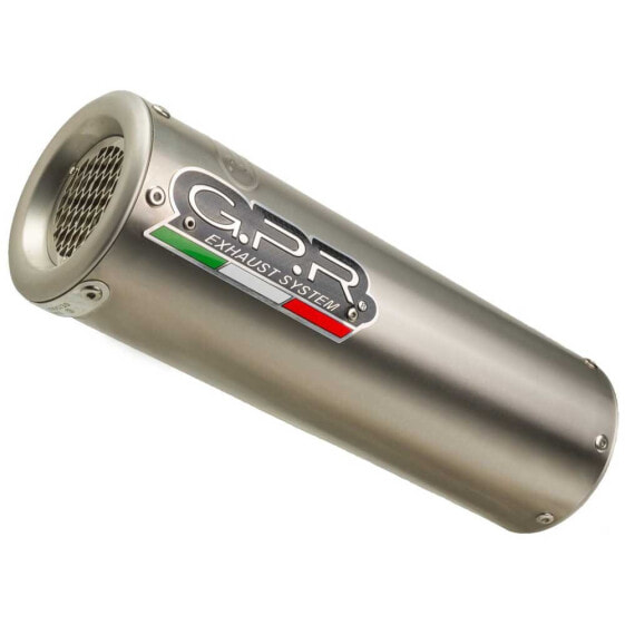 GPR EXHAUST SYSTEMS M3 Natural Titanium Full Line System S 1000 XR 15-16 Euro 3 CAT Homologated