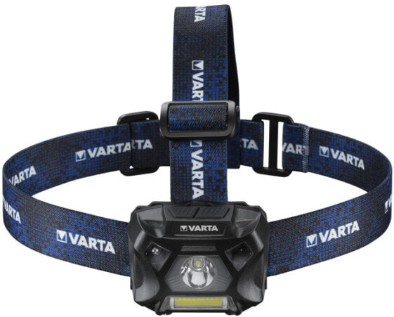 Varta WORK FLEX MOTION SENSOR H20 Black, Blue Headband flashlight LED