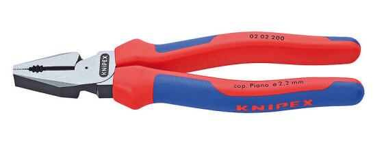 Knipex 02 02 200. Type: Lineman's pliers, Material: Steel, Handle material: Plastic. Length: 20 cm, Weight: 342 g