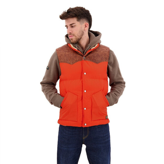 SUPERDRY Mountain Leather Mix Vest