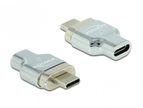 DeLOCK 66433 cable gender changer Thunderbolt 3/ USB C Silver