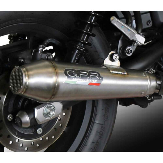 GPR EXHAUST SYSTEMS MX-Cone Slip On Muffler Tiger 1200 Explorer XR/XRT/XCX/XCA 17-20 Euro 4 Homologated