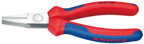 Knipex 20 02 140, Needle-nose pliers, Chromium-vanadium steel, Plastic, Blue/Red, 14 cm, 137 g