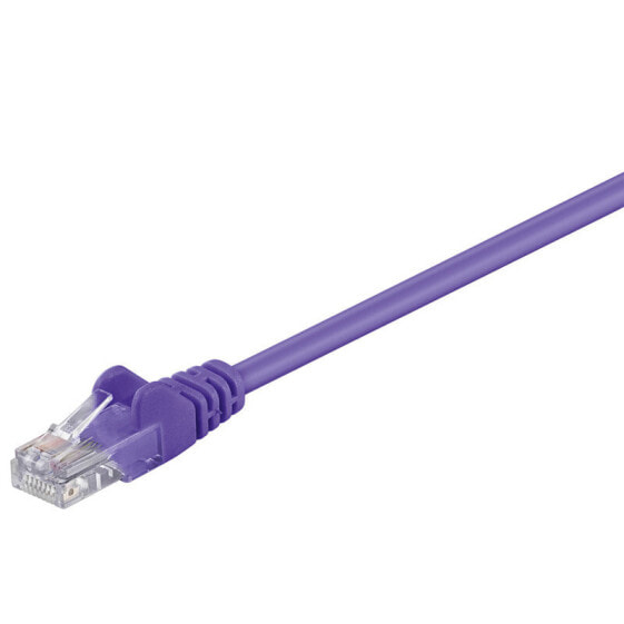 Goobay 20m 2xRJ-45 Cable networking cable Violet