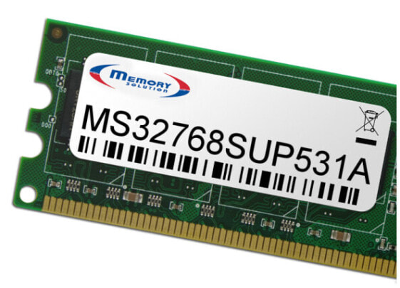 Memory Solution MS32768SUP531A. Component for: PC/server, Internal memory: 32 GB