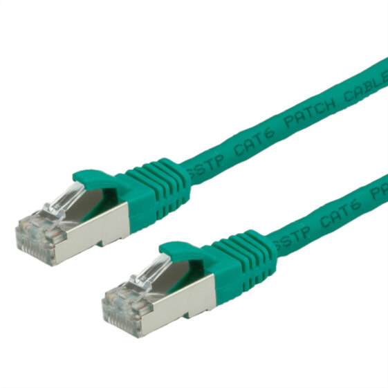Value S/FTP Patch Cord Cat.6, halogen-free, green, 7m