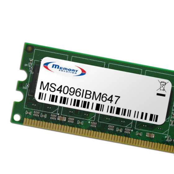 Memory Solution MS4096IBM647 memory module 4 GB 1 x 4 GB
