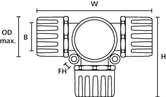 Connectors, reducers and couplers : HG16-T