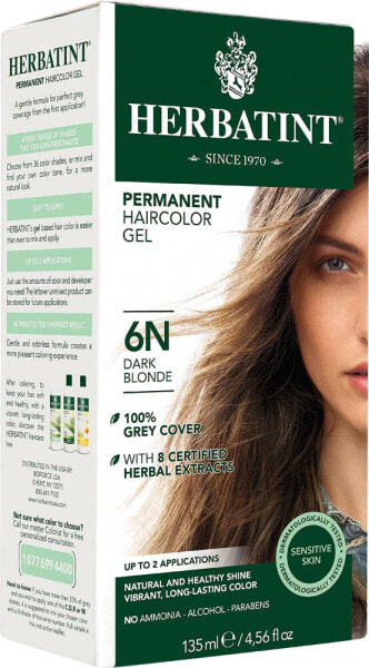 Herbatint Permanent Haircolor Gel 6N Dark Blonde - fl oz : Buy Online  in the UAE, Price from 104 EAD & Shipping to Dubai | Alimart