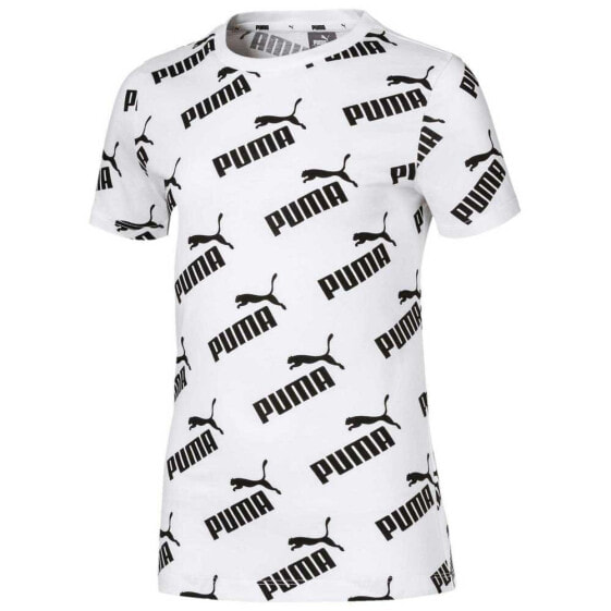 PUMA Amplified All Over Print Short Sleeve T-Shirt