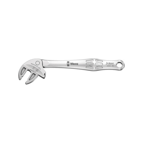 Wera 6004. Type: Adjustable spanner, Jaw width (max): 1.9 cm, Product colour: Grey. Length: 22.4 cm
