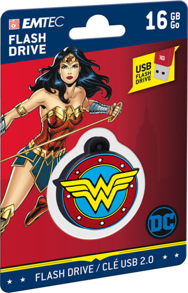 Emtec DC Comics Collector Wonder Woman USB flash drive 16 GB USB Type-A 2.0 Multicolour