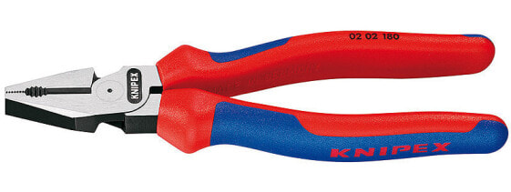 Knipex 02 02 180. Type: Lineman's pliers, Material: Steel, Handle material: Plastic. Length: 18 cm, Weight: 240 g
