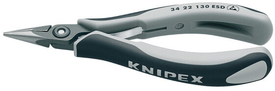 Knipex 34 32 130 ESD. Jaw width: 1 mm, Jaw length: 2.37 cm, Material: Steel. Length: 13.5 cm, Weight: 62 g