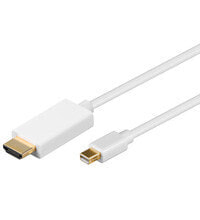 Goobay 1m Mini DisplayPort / HDMI Cable. Cable length: 1 m, Connector 1: Mini DisplayPort, Connector 2: HDMI