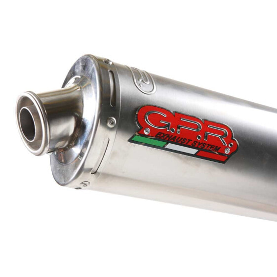 GPR EXHAUST SYSTEMS Tondo/Round Inox Double Bolt On Muffler ZX-9R/ZX900C 98-99 Homologated