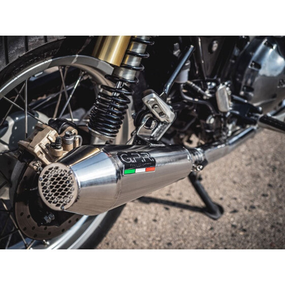 GPR EXHAUST SYSTEMS Ultracone Double Slip On Muffler Continental 650 19-20 Euro 4 DB Homologated