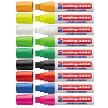 Felt-Tip Pens Edding 4090 chalk marker Chisel White 5 pc(s)