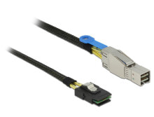 Cables & Interconnects DeLOCK 83616 Serial Attached SCSI (SAS) cable 1 m 6 Gbit/s Black