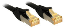 Cables & Interconnects Lindy 47312 networking cable Black 7.5 m Cat7 S/FTP (S-STP)