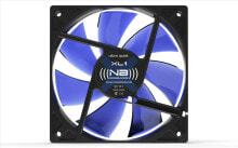 Cooling Systems Noiseblocker BlackSilentFan XL2 Computer case Fan 12 cm Black