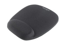 Mouse pads Kensington Foam Mousepad with Integral Wrist Rest Black