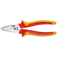 Pliers And Pliers (Series VDE 8250-180 H) VDE Heavy duty combination pliers with VDE insulating sleeves 180 mm