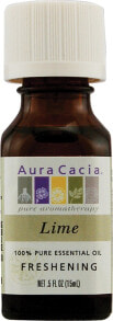 Essential Oils Aura Cacia 100% Pure Essential Oil Lime -- 0.5 fl oz