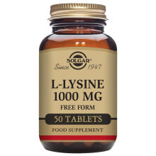 Amino Acids SOLGAR L-Lysine 1000mgr 50 Units