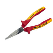 Thin pliers and round pliers Weidmüller FZ 160. Type: Needle-nose pliers, Handle colour: Red/Yellow. Length: 16 cm, Weight: 141.6 g, Package weight: 163 g