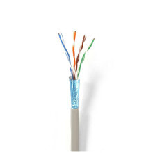 Cables & Interconnects Nedis CCBGFTP6GY50, 50 m, Cat6, F/UTP (FTP), RJ-45, RJ-45