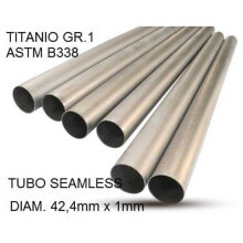 Spare Parts GPR EXHAUST SYSTEMS Titanium Seamless Tube 1000x42.4x1 mm