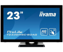 Monitors iiyama ProLite T2336MSC-B2AG, 58.4 cm (23"), 5 ms, 250 cd/m², Full HD, IPS, 1000:1