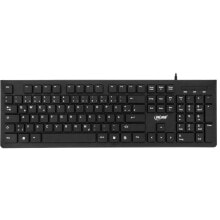 Keyboards and Mouse Kits 55367, Standard, Wired, USB, QWERTZ, Black, Mouse included