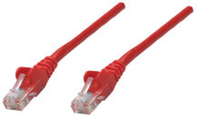 Cables or Connectors for Audio and Video Equipment Network Patch Cable - Cat6 - 1.5m - Red - Copper - U/UTP - PVC - RJ45 - Gold Plated Contacts - Snagless - Booted - Polybag - 1.5 m - Cat6 - U/UTP (UTP) - RJ-45 - RJ-45 - Red