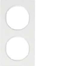 Sockets, switches and frames Berker 10122289. Product colour: White, Finish type: Glossy, Design: Screwless