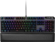 Keyboards ASUS TUF Gaming K7, Standard, USB, Opto-mechanical key switch, QWERTZ, RGB LED, Black