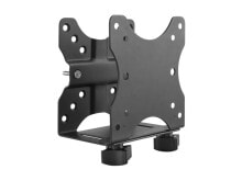 Stands And Rollers For Computers 650890, Under desk CPU holder, Universal, 5 kg, Black, Steel, CE