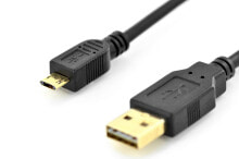 Cables or Connectors for Audio and Video Equipment Digitus USB-A/USB Micro-B 1m USB cable USB 2.0 Micro-USB B USB A Black