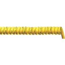 Cables or Connectors for Audio and Video Equipment Lapp ÖLFLEX Spiral 540 P. Cable length: 0.3 m, Product colour: Yellow, Spiral outer diameter: 3 cm