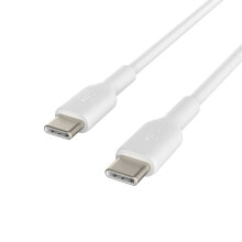 Cables and wires for construction Belkin CAB003BT1MWH USB cable 1 m USB C White