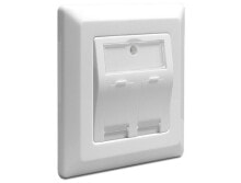 Sockets, switches and frames DeLOCK 86202. Width: 80 mm, Height: 80 mm, Depth: 23.6 mm