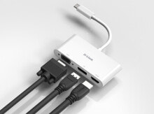 USB Hubs D-Link DUB-V310 notebook dock/port replicator Wired USB 3.2 Gen 1 (3.1 Gen 1) Type-C White